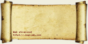 Andrej Bakula vizit kartica